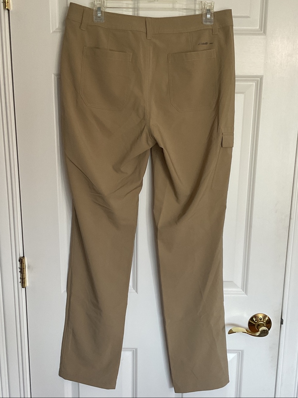 Eddie Bauer Women’s Khaki Straight-Leg Chinos in Tan - Picture 4 of 10